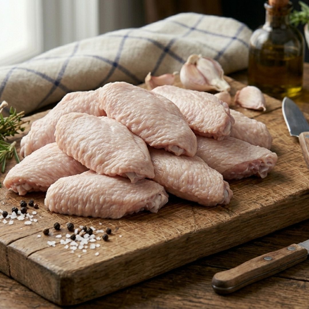Seara Raw Frozen Chicken Midjoint Wings (1kg)