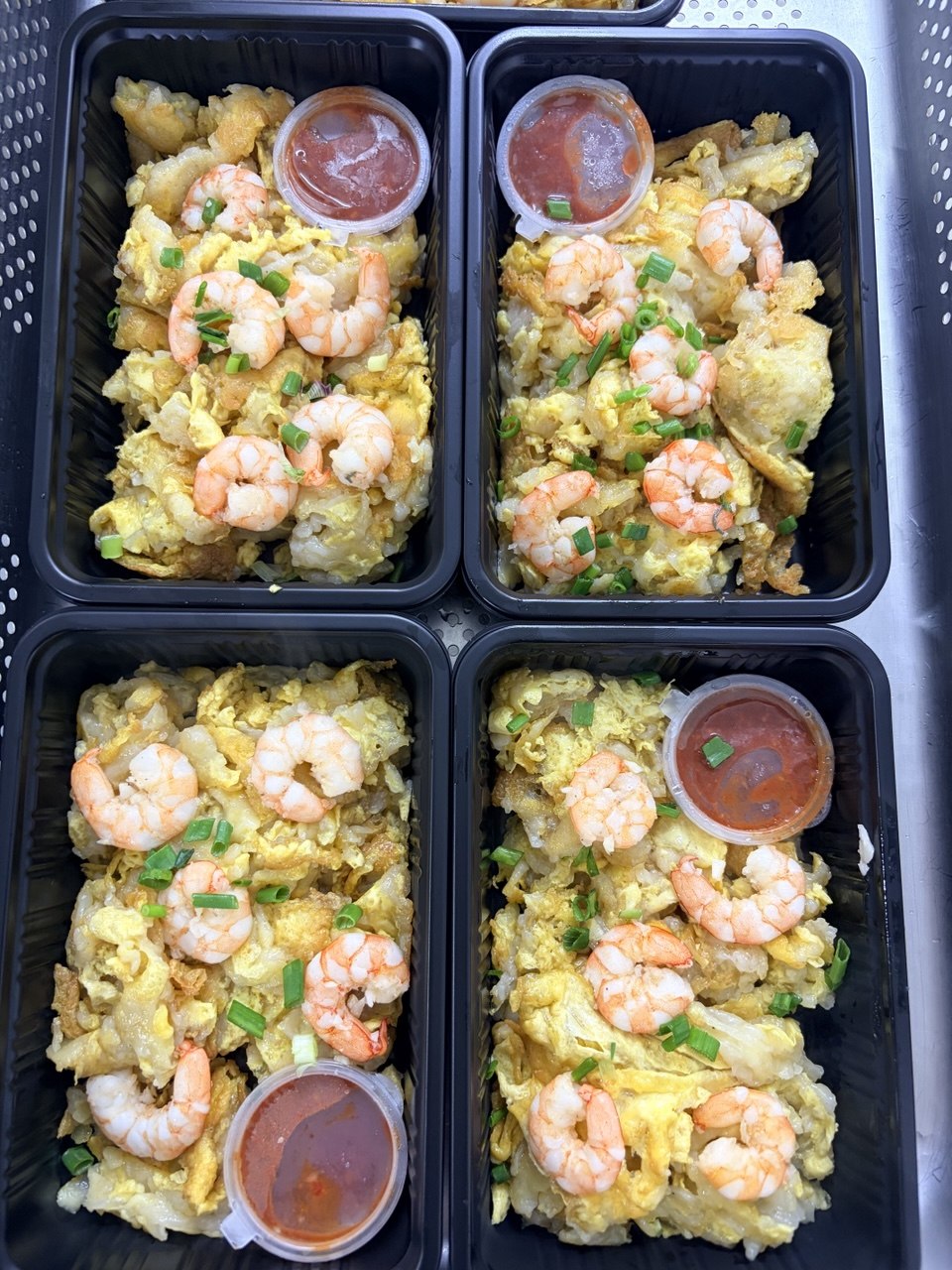 Fried Prawn Omelette